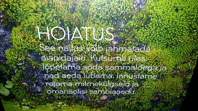   Loodusmuuseumi nitus ''Vaprad ja ilusad''. Peaosades: Samblik ja Sammal. 14.04.16