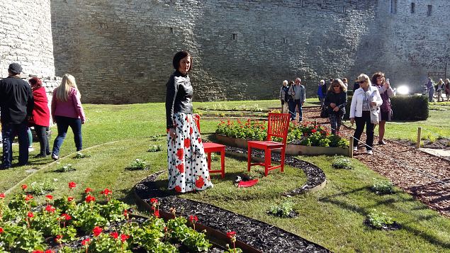   Tallinna Kopli Ametikooli aianduseriala pilased Tallinna Lillefestivalil 2016